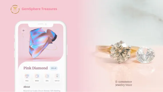 GemSphere Treasures (Shopify Store Development Services)